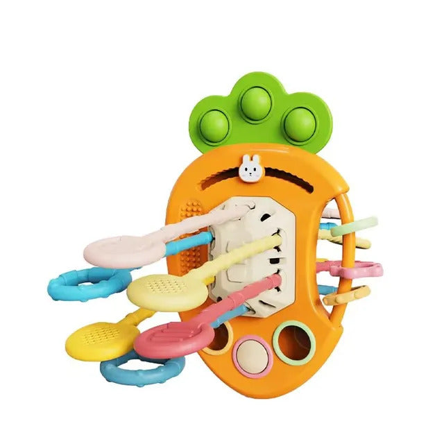 Сензорна играчка с двигателни дейности Тип морков