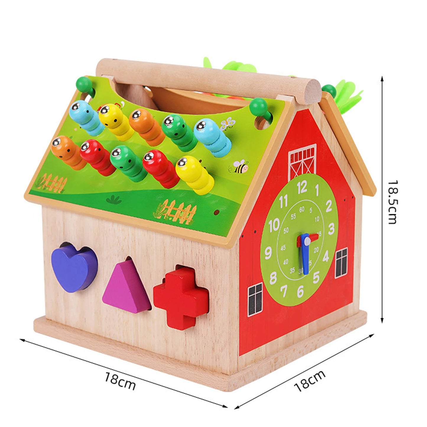 Casuta Montessori Multifunctionala Din Lemn (3-in-1)