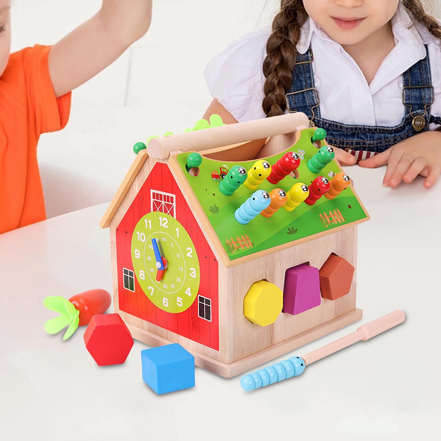 Casuta Montessori Multifunctionala Din Lemn (3-in-1)
