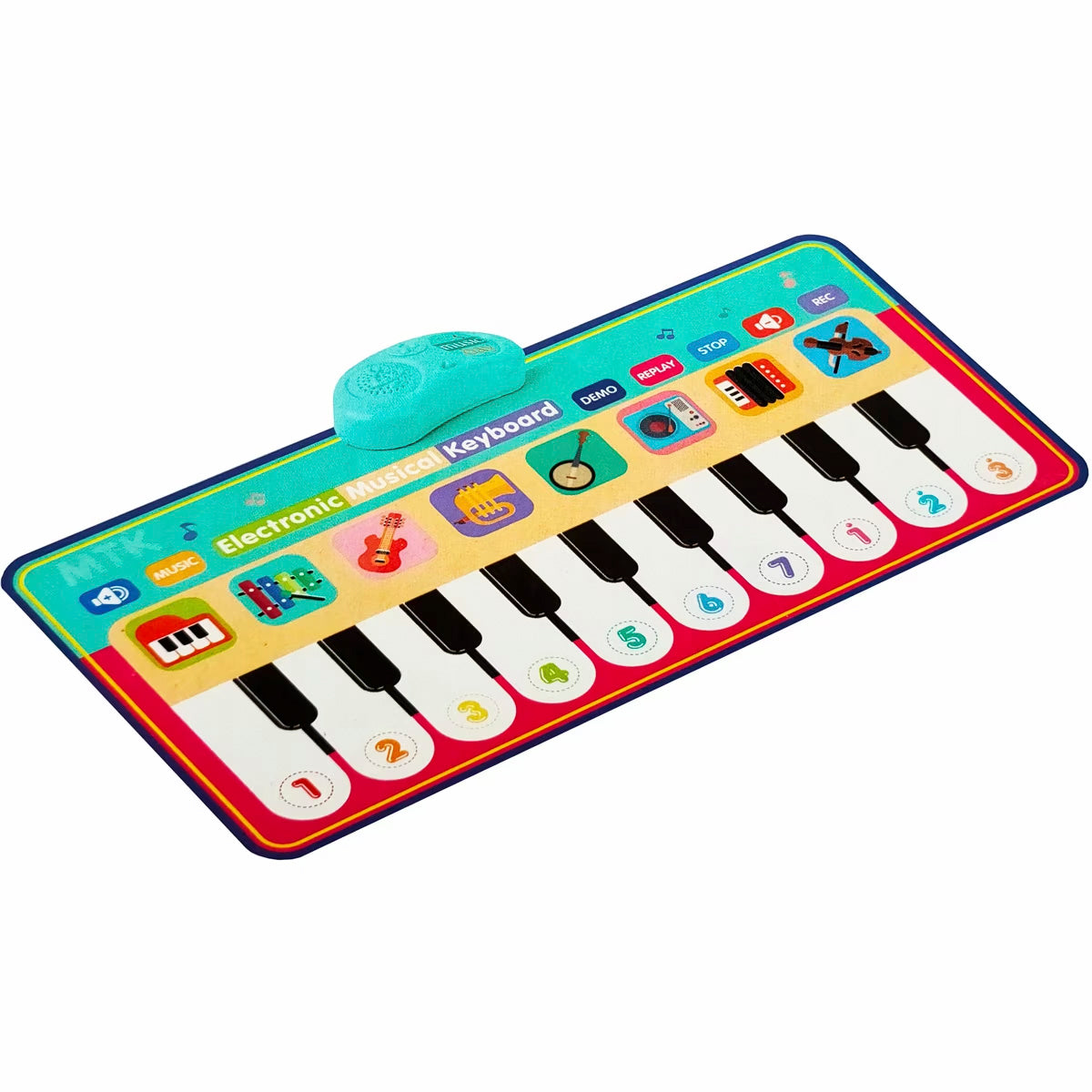 Covoras Muzical Montessori Cu Animale Si Numere (60cm x 30cm)