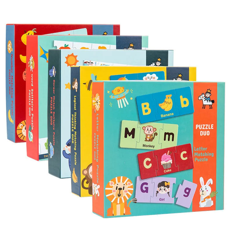 Puzzle Duo Asociere Numere Cu Imagini (60 piese)