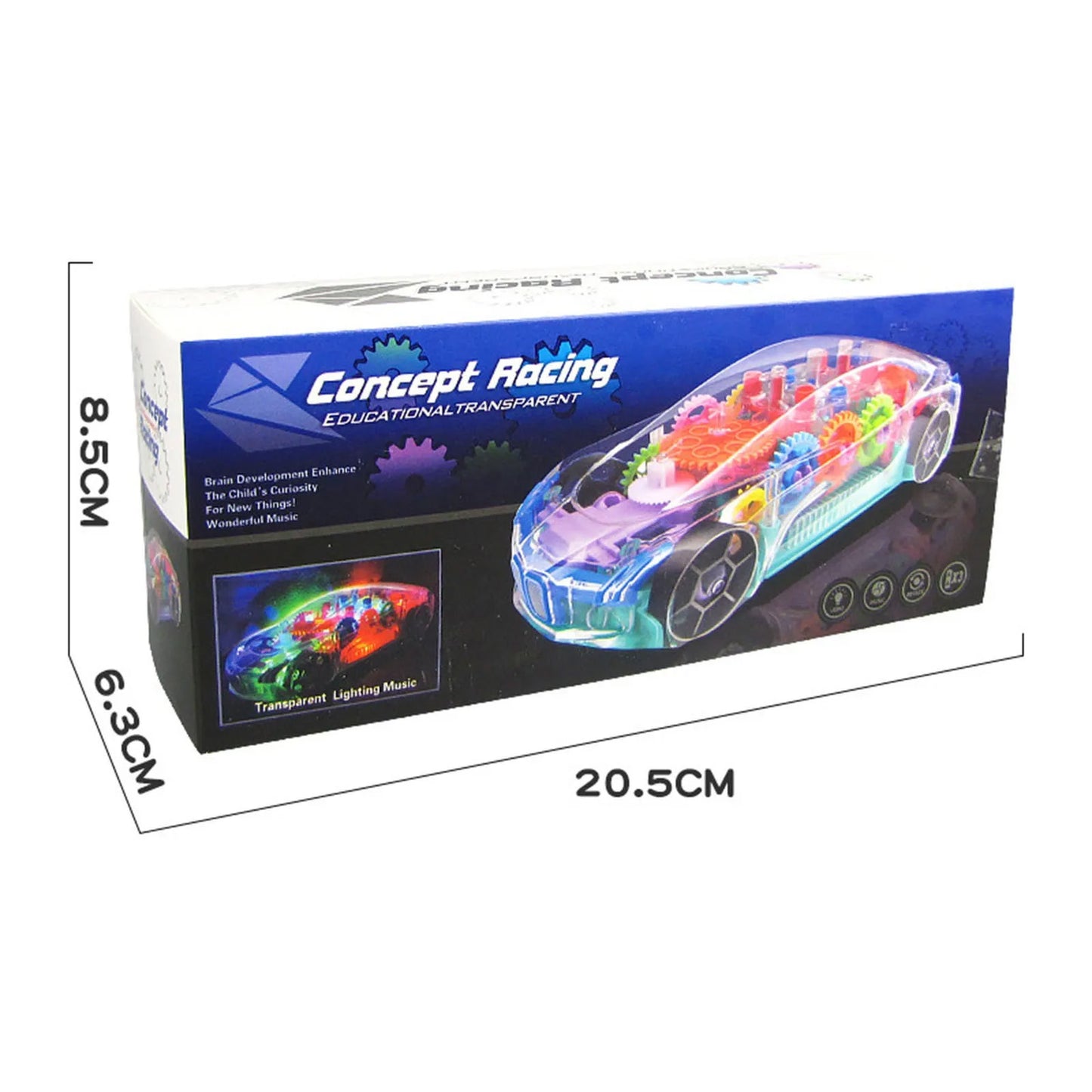 GEAR CAR: Masina Cu Mecanisme, Sunete Si Lumini