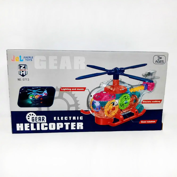 GEAR HELICOPTER: Elicopter Cu Mecanisme, Sunete Si Lumini