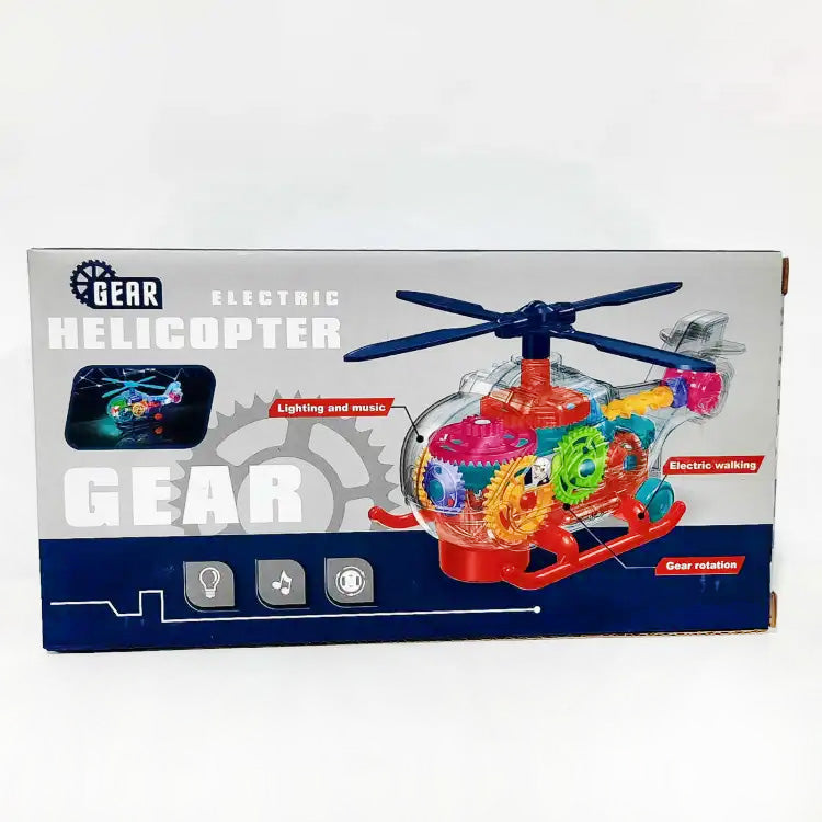 GEAR HELICOPTER: Elicopter Cu Mecanisme, Sunete Si Lumini