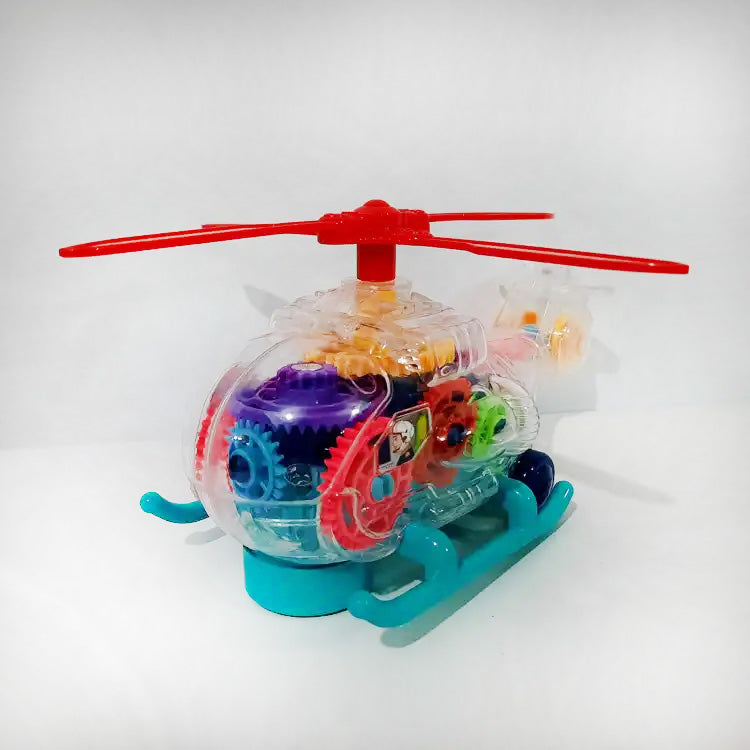 GEAR HELICOPTER: Elicopter Cu Mecanisme, Sunete Si Lumini