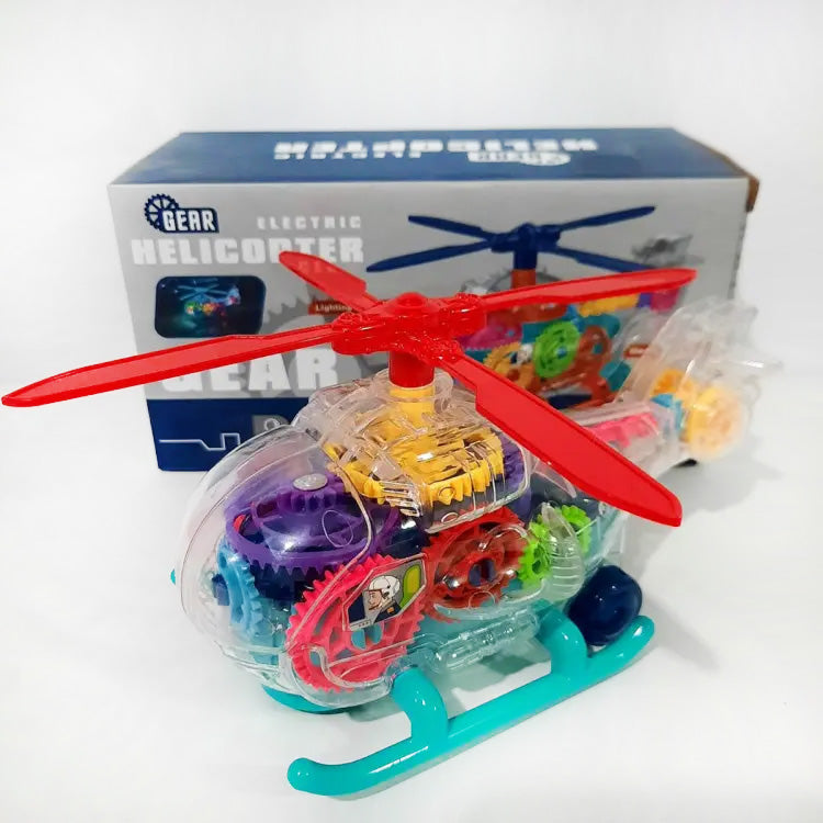 GEAR HELICOPTER: Elicopter Cu Mecanisme, Sunete Si Lumini