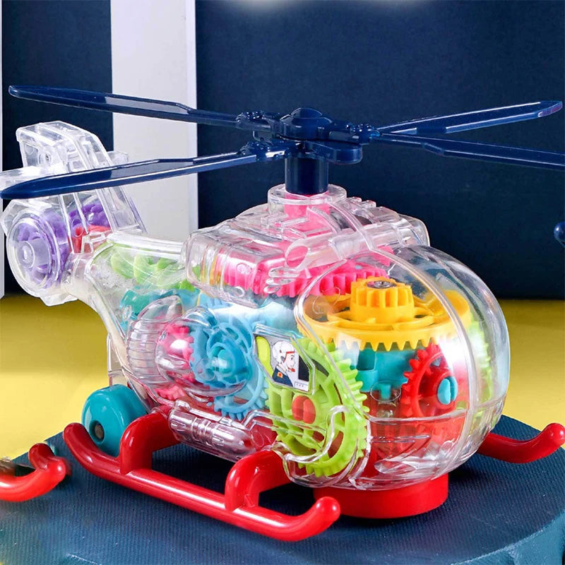 GEAR HELICOPTER: Elicopter Cu Mecanisme, Sunete Si Lumini