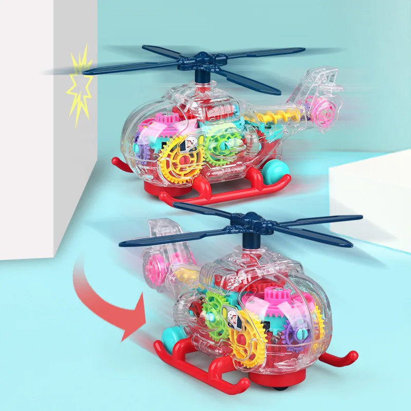 GEAR HELICOPTER: Elicopter Cu Mecanisme, Sunete Si Lumini