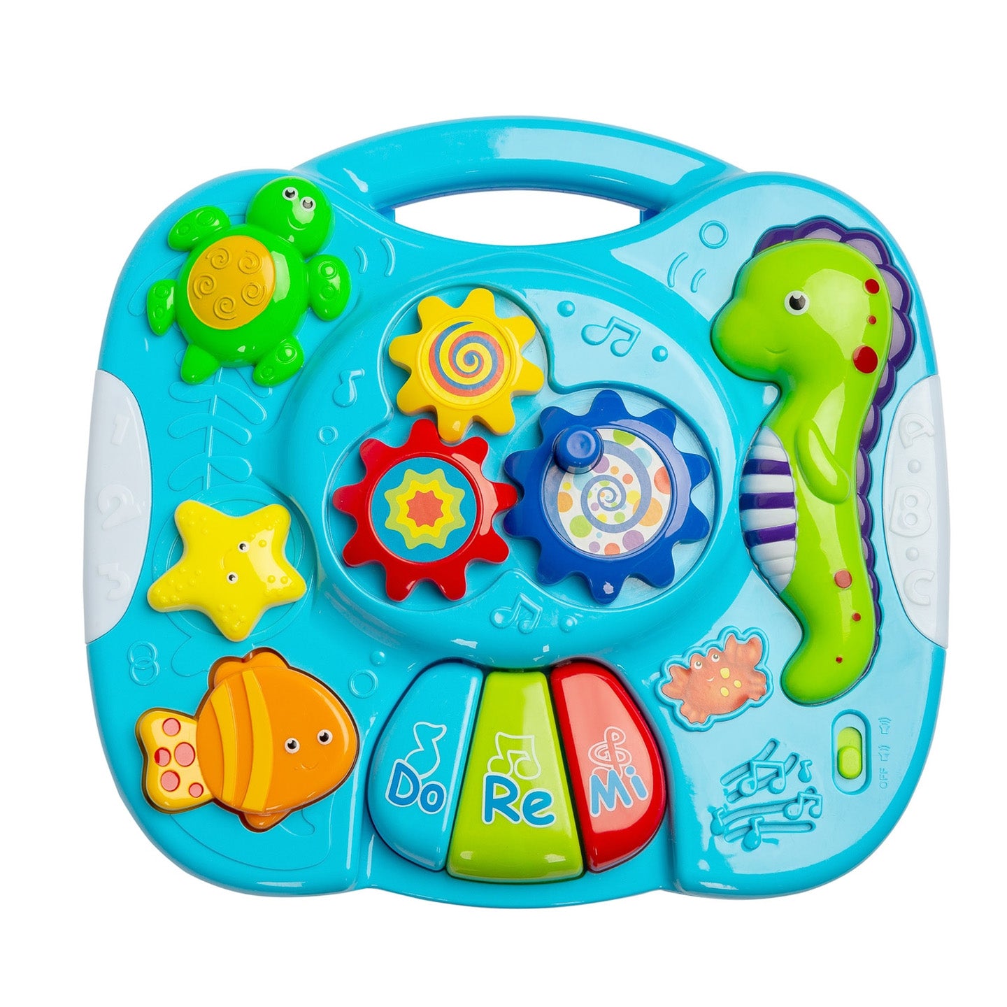 Masuta Interactiva De Activitati Albastra (2-in-1)