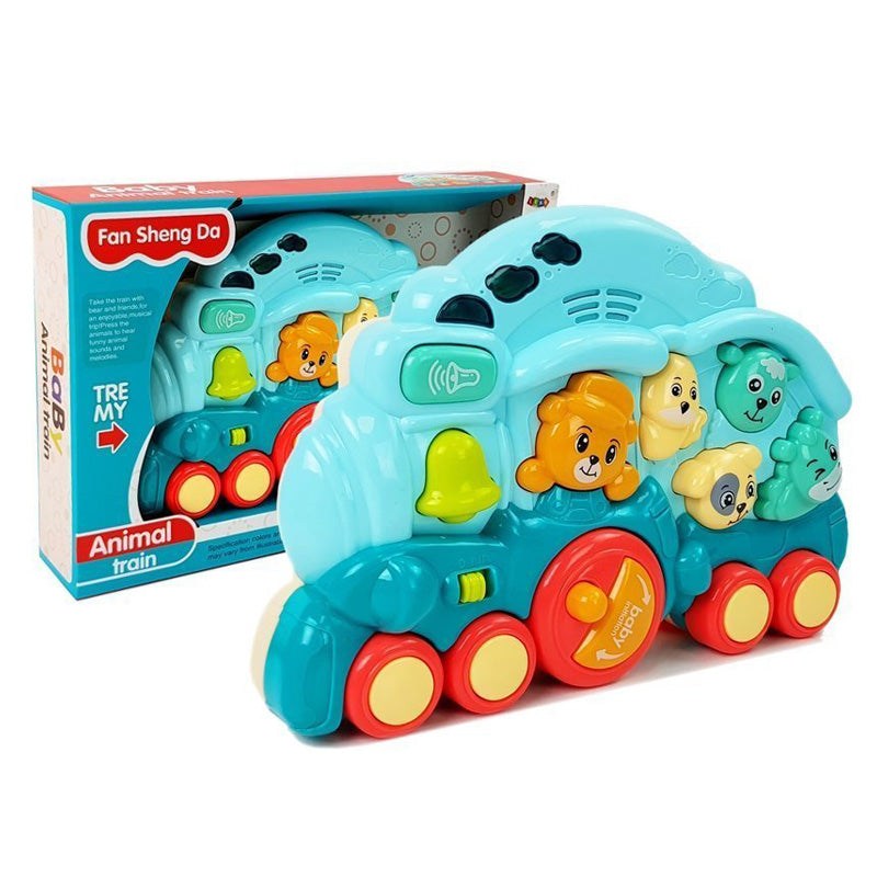 Jucarie Interactiva De Tip Locomotiva-Orga (Bleu)