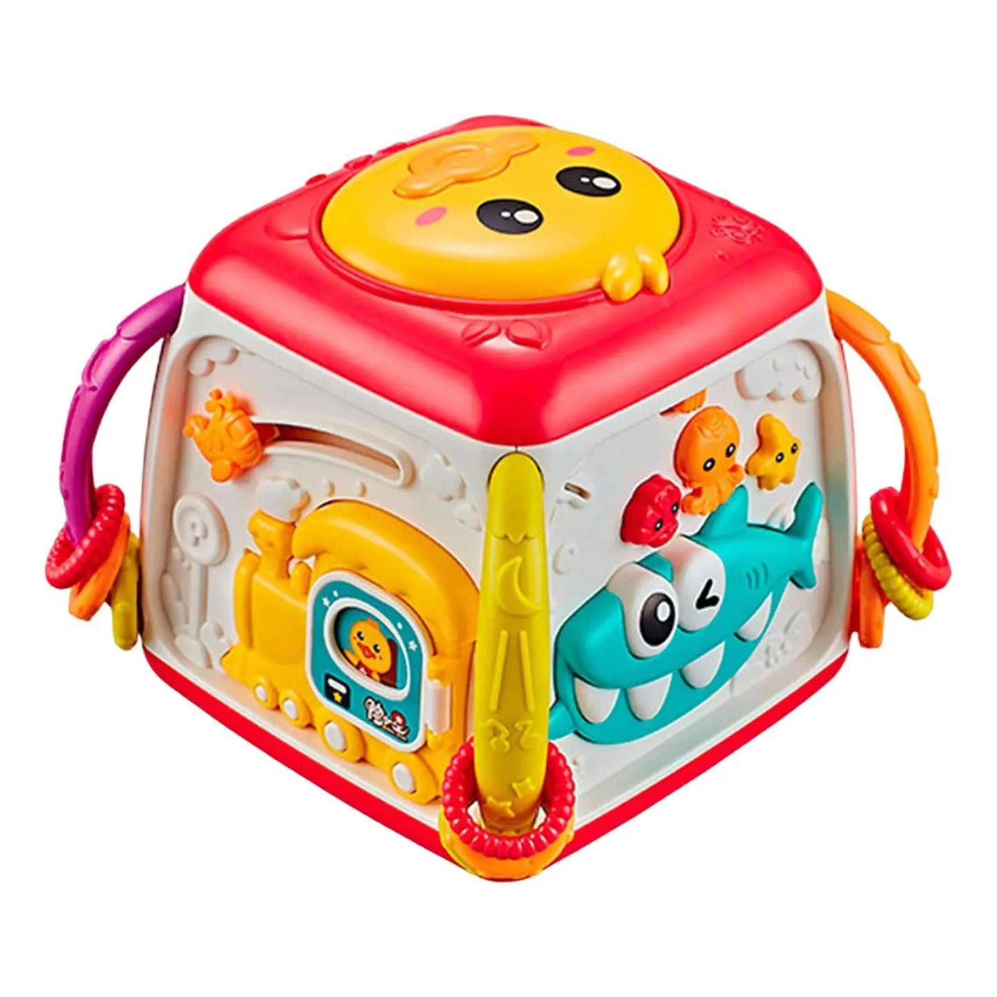Piramida Multifunctionala Cu Activitati Bebelusi (6-in-1)