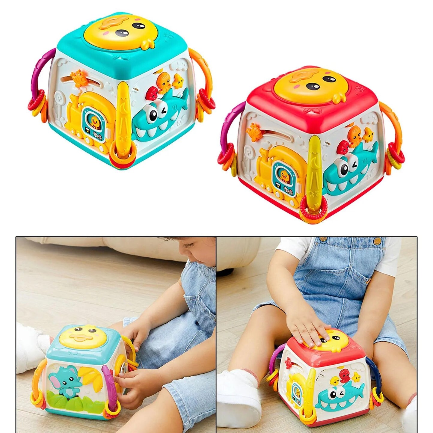 Piramida Multifunctionala Cu Activitati Bebelusi (6-in-1)