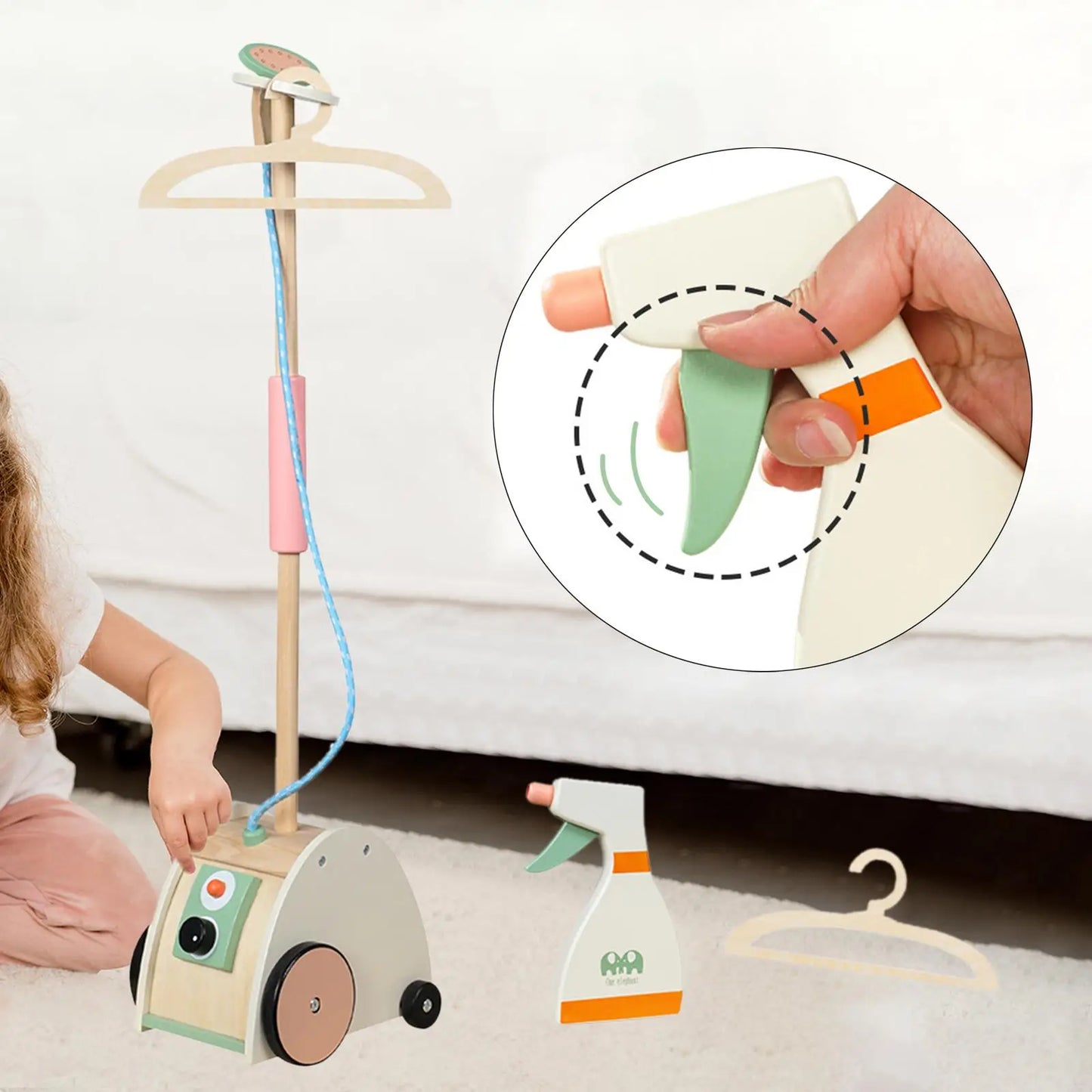 Jucarie Montessori: Statie De Calcat Verticala Cu Accesorii