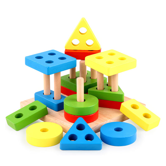 Set Geometric Sortare (4 forme, 16 piese)