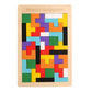 Puzzle De Tip Tetris Geometric Montessori (40 piese)