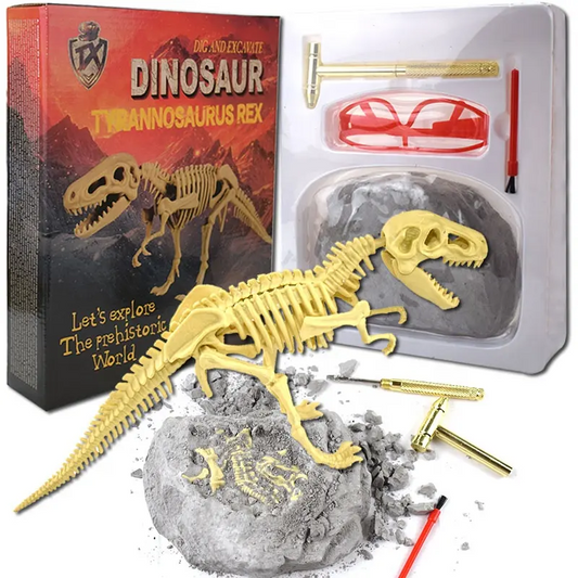 Set Educativ Excavare Schelet Dinozaur Tyrannosaurus Rex