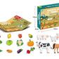 Puzzle Magnetic Educativ: Ferma Animalelor (28 piese)