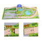 Set Trenulete Montessori Din Lemn (40 piese)