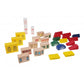 Set Trenulete Montessori Din Lemn (100 piese)