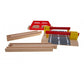 Set Trenulete Montessori Din Lemn (100 piese)