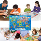 Set Puzzle Educativ: Harta Lumii In Engleza (200 piese)