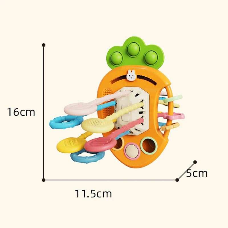 Jucarie Senzoriala Cu Activitati Motrice Tip Morcov