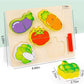 Set Puzzle Montessori Feliere Legume (11 piese)