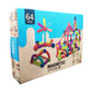 MAGNETIC STICKS: Joc STEM de Construit Magnetic (64 piese)