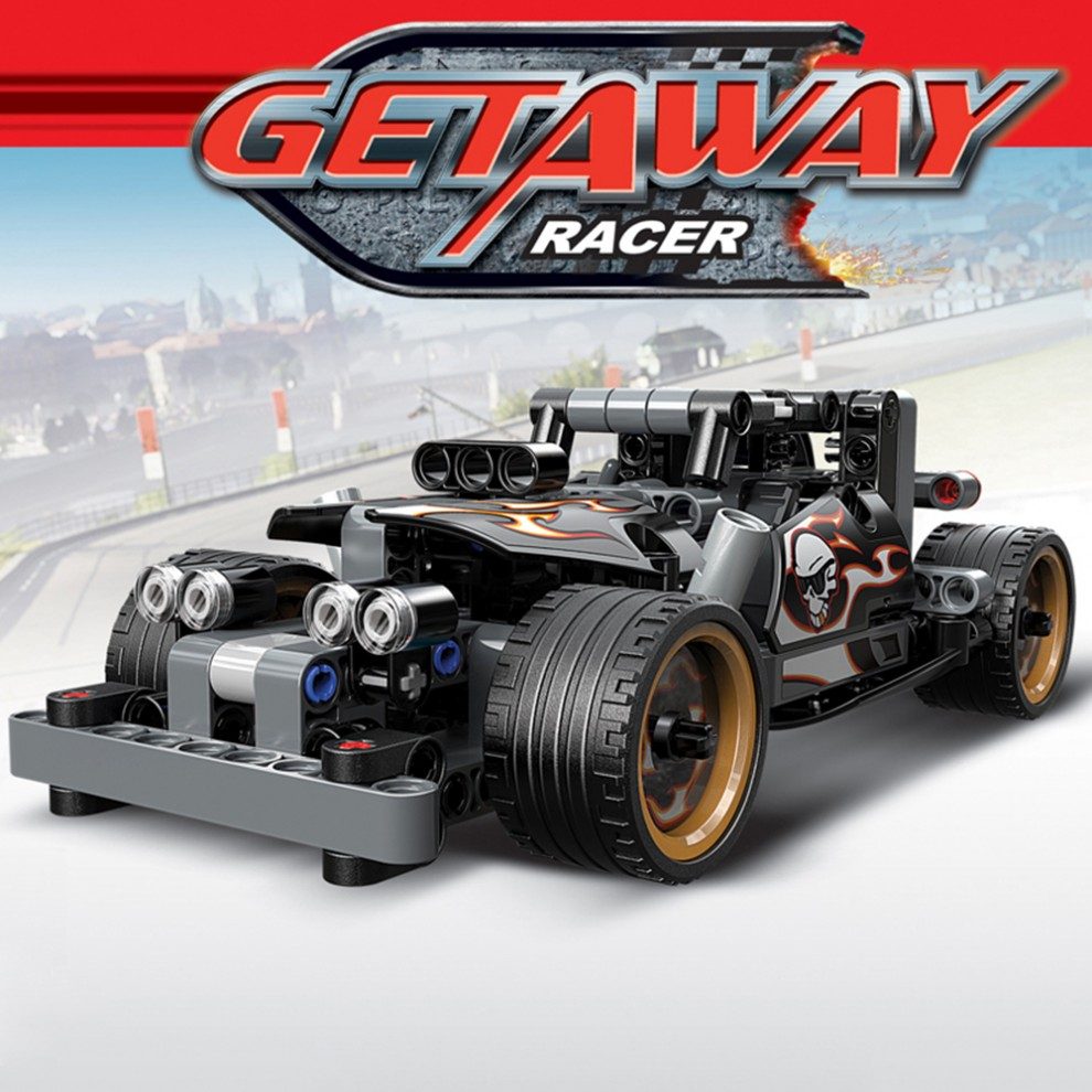 GETAWAY RACER: Set Constructii Masina De Curse (170 piese)