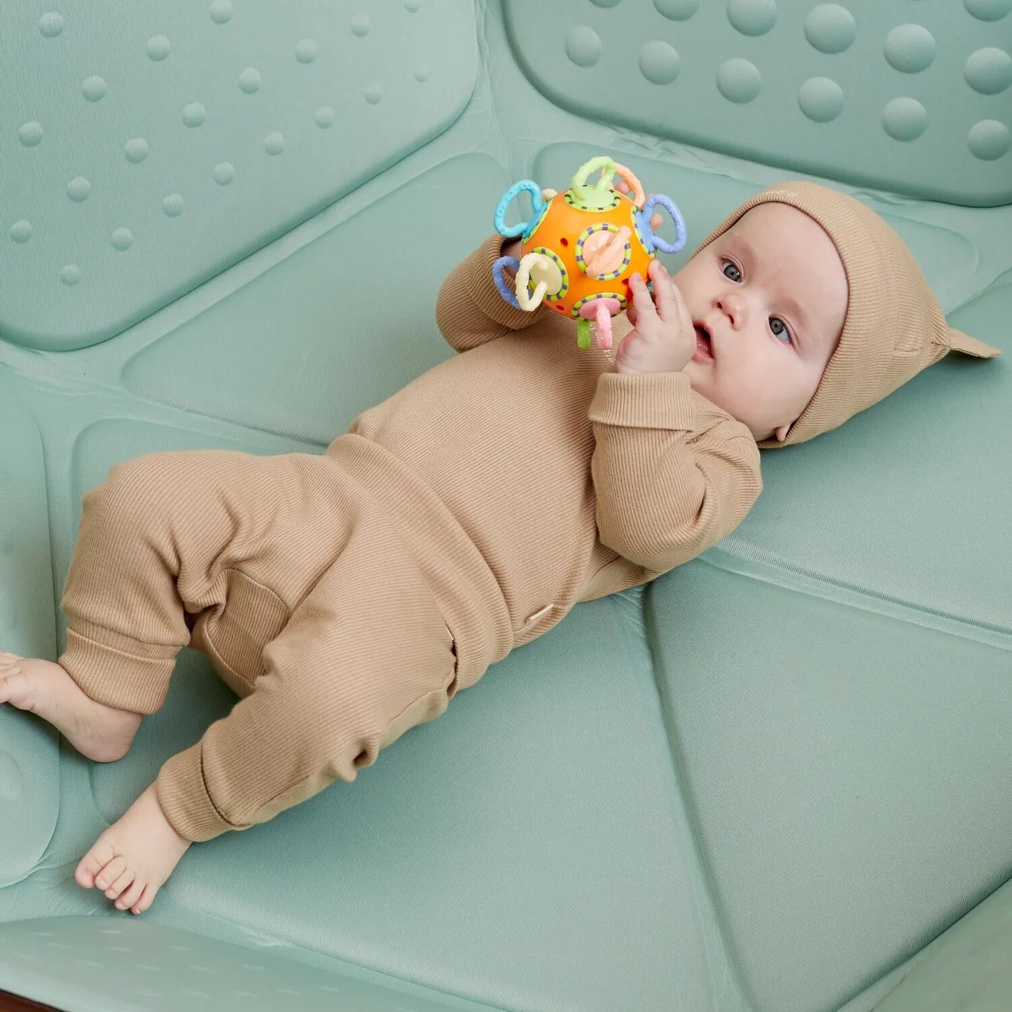 Sensory Toy With Grip Rings For Dexterity