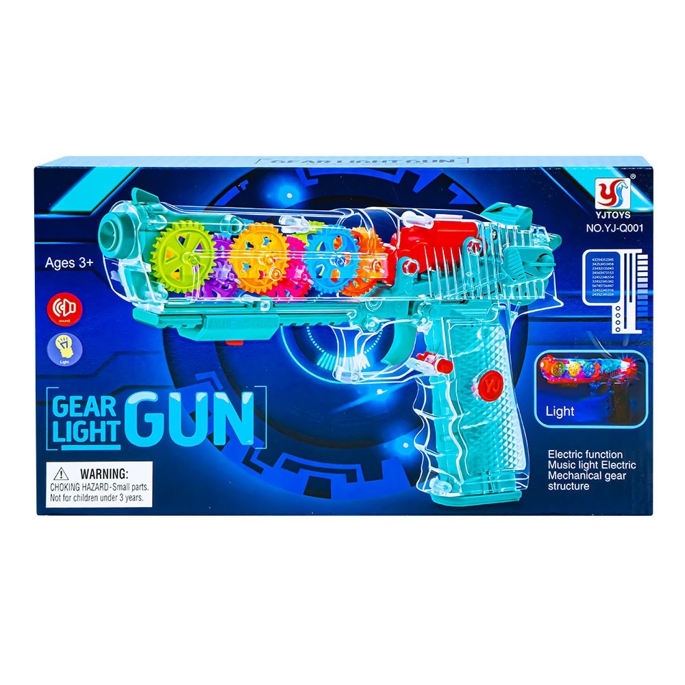 GEAR GUN: Pistol Cu Mecanisme, Sunete Si Lumini