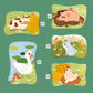 Puzzle Din Lemn In Cutie Metalica: Animale Domestice (5-in-1)