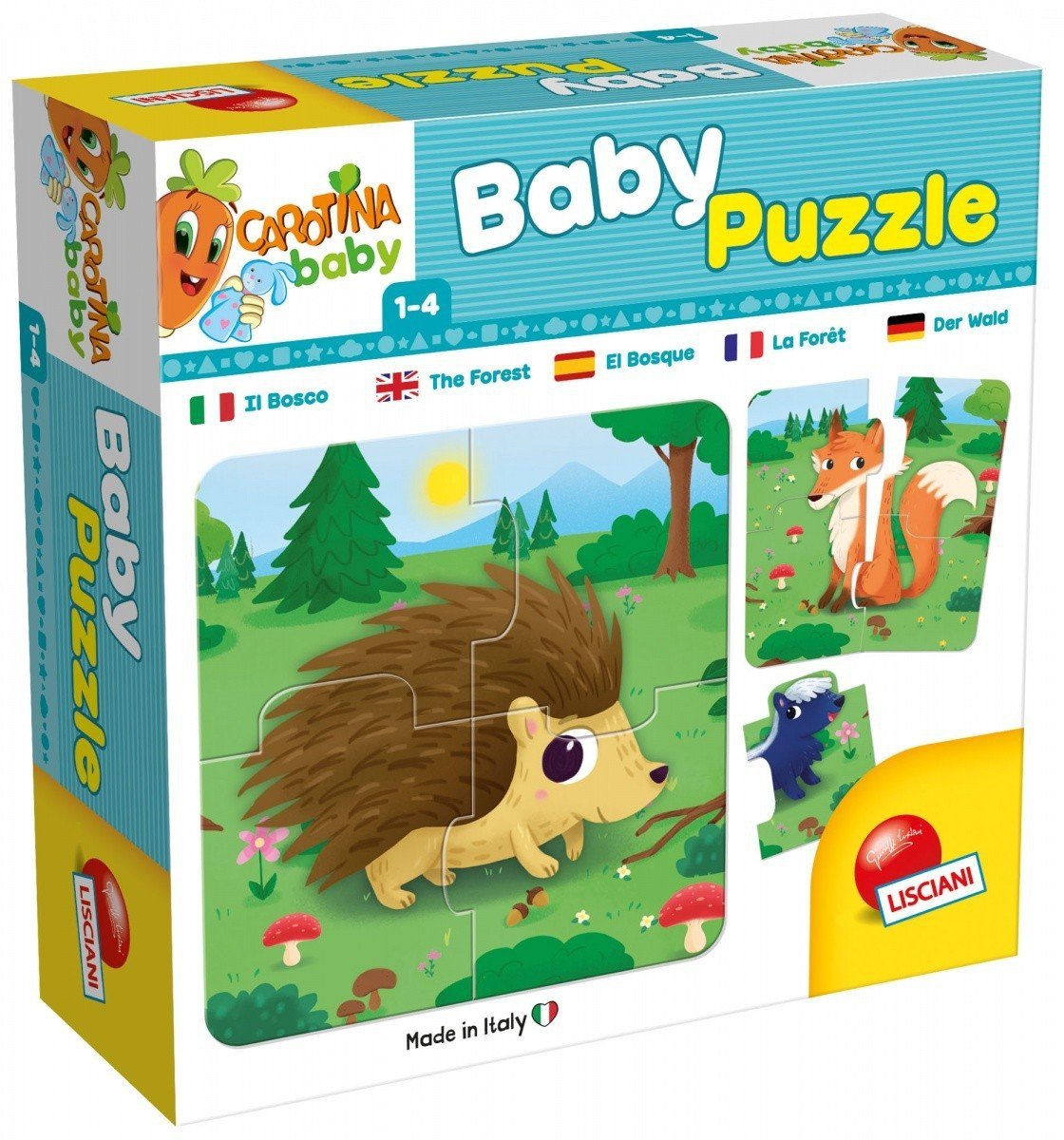 Baby Logic Puzzle: Animalele Padurii (8 puzzle-uri)