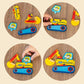 Puzzle Din Lemn 3D: Mijloace De Transport