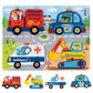 Puzzle Din Lemn 3D: Mijloace De Transport
