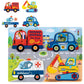 Puzzle Din Lemn 3D: Mijloace De Transport