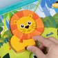 Puzzle Din Lemn 3D: Animalele Junglei