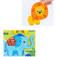 Puzzle Din Lemn 3D: Animalele Junglei