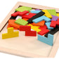 Puzzle De Tip Tetris Geometric Montessori (40 piese)