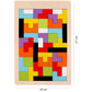 Puzzle De Tip Tetris Geometric Montessori (40 piese)