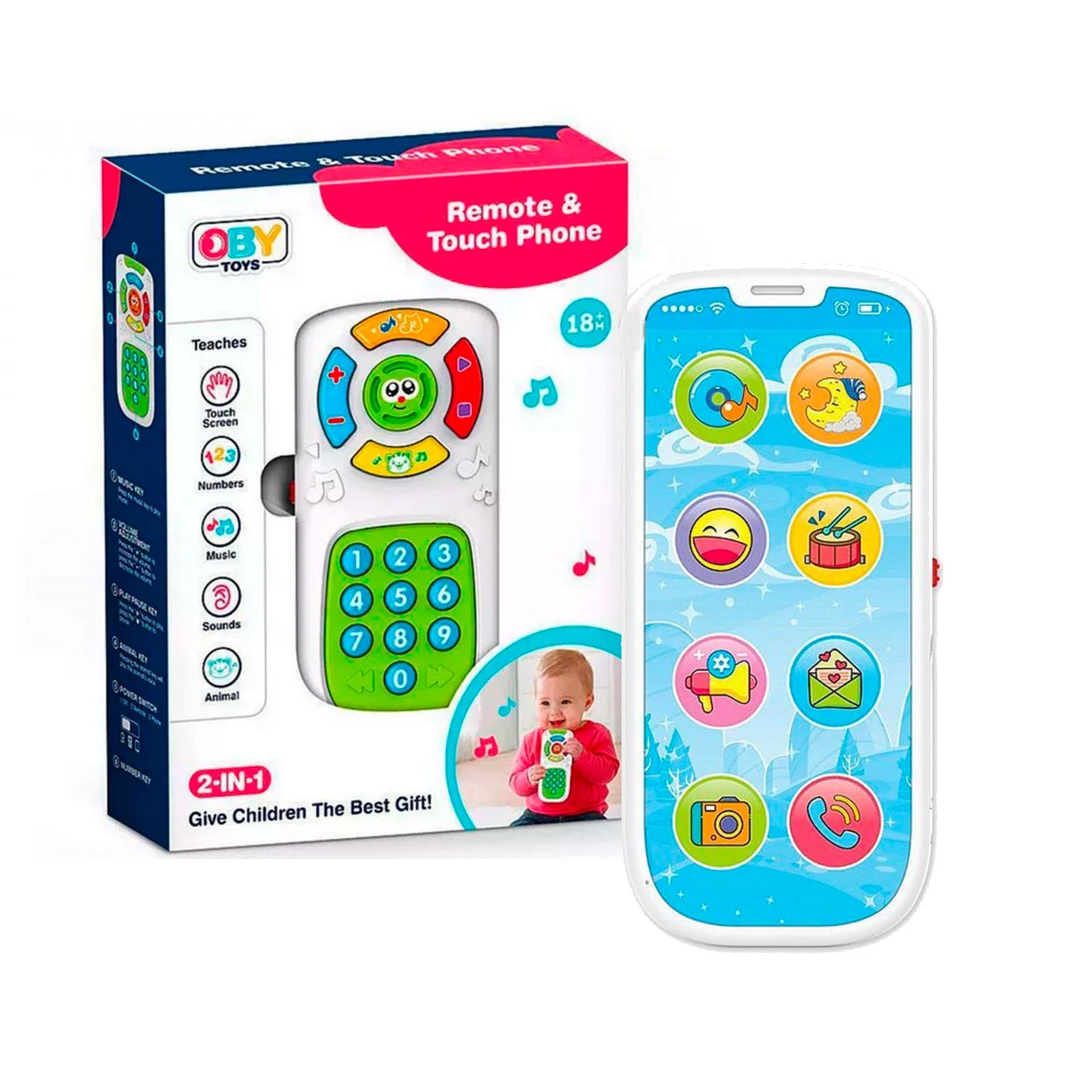 Jucarie Bebe Telecomanda Si Smartphone (2-in-1)